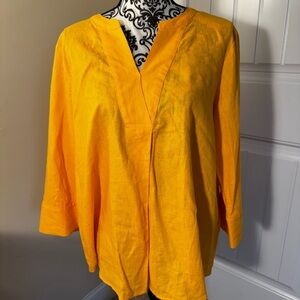 Liz Claiborne Bright Orange Women's Tunic NWT